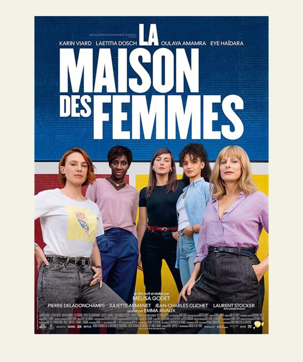Filmplakat von "Maison des Femmes" mit den 5 Hauptdarstellerinnen