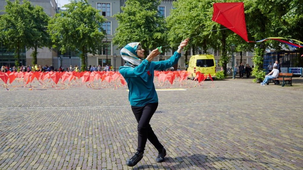 Aktion "Don't send Afghans back" in Den Haag / Symbolbild (nach Ablauf der Bildrechte des Originalbildes) © Pierre Crom