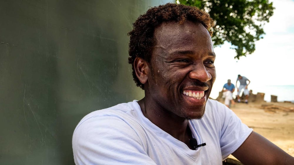 Abdul Aziz Muhamat auf der Insel Manus (November 2017) © Jason Garman/Amnesty International