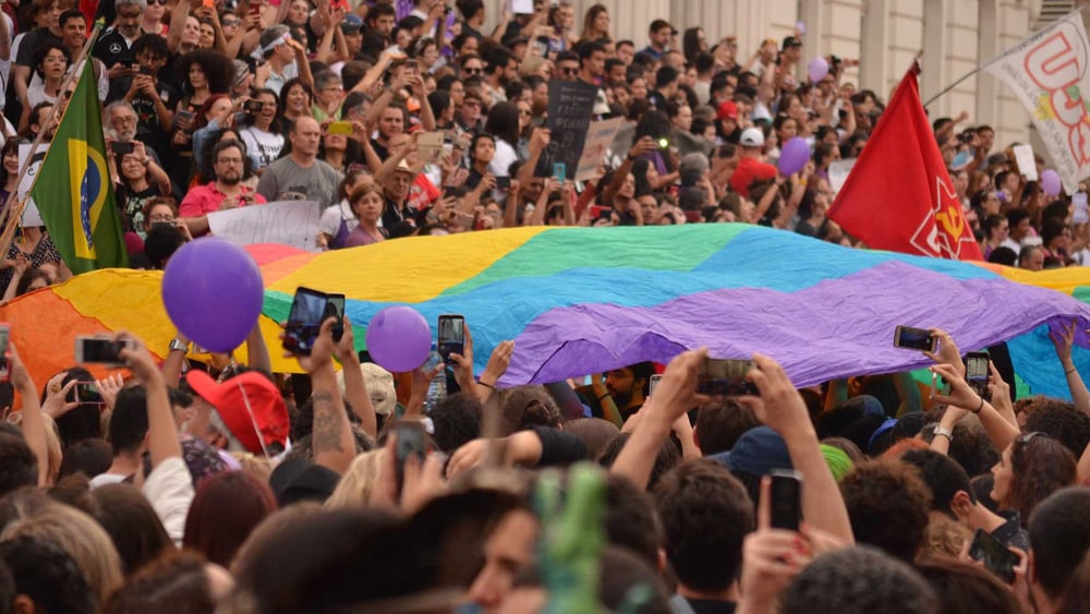 Massendemonstrationen, wie hier von Frauenorganisationen, haben die Wahl Bolsonaros nicht verhindern können. © shutterstock.com