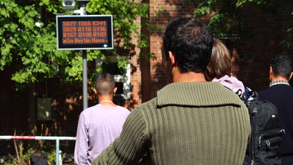 Registrierungsstelle für Asylsuchende in Berlin © Julia Weiss