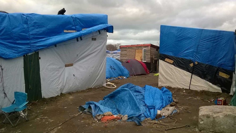 Kein Ort für Kinder: Der «Dschungel» von Calais. © AIF