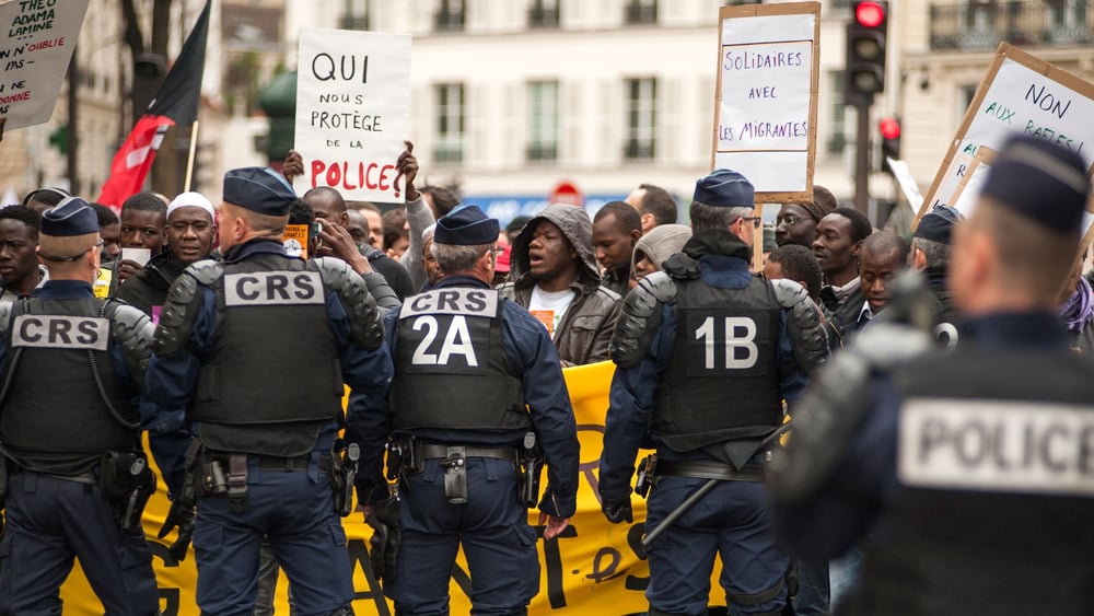 Marsch für Gerechtigkeit und Würde, 19. März 2017 in Paris © Martin Barzilai