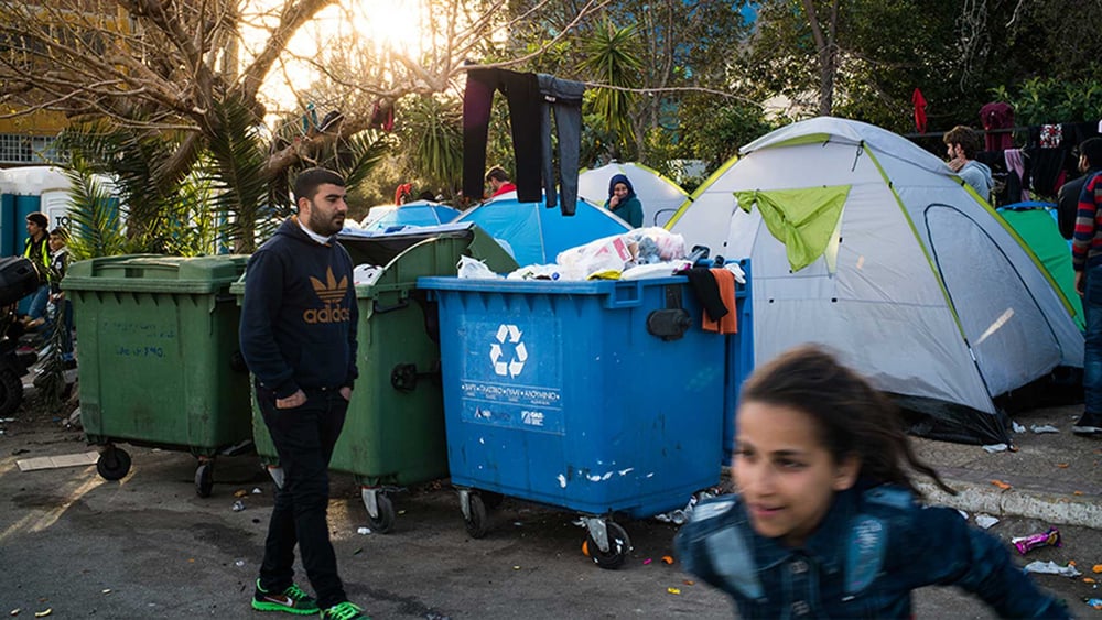 Die Zustände in den Flüchtlingslagern auf dem griechischen Festland sind unzumutbar für dort lebende Menschen. © Amnesty International/Olga Stefatou