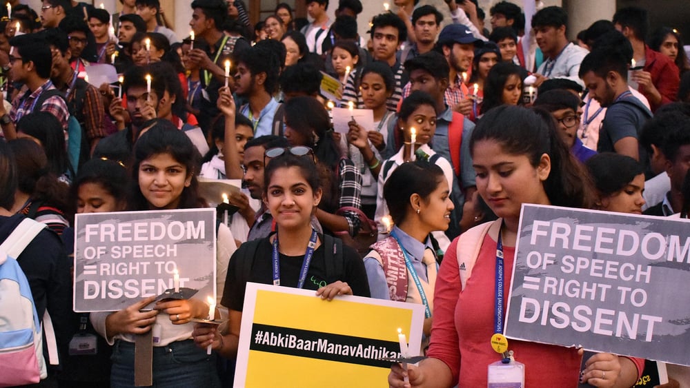 Marsch der Menschenrechte, Bangalore © Amnesty International, Indien