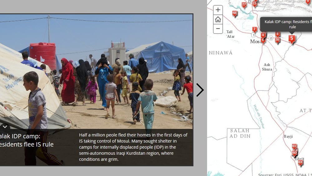 Storymap © AI USA esri.com