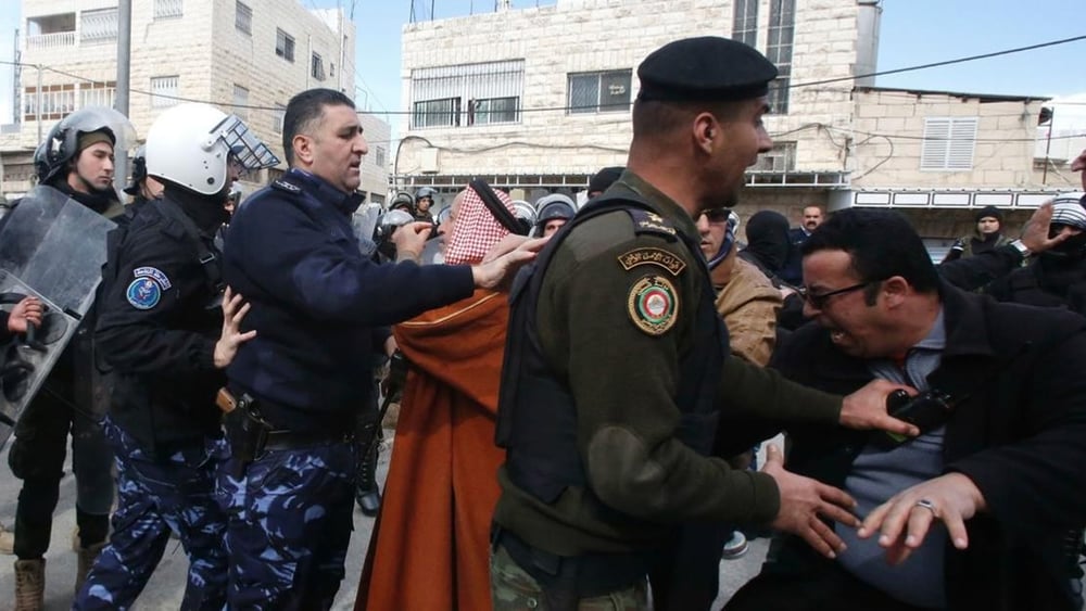 Sicherheitskräfte der palästinensischen Autonomiebehörde © Amnesty International