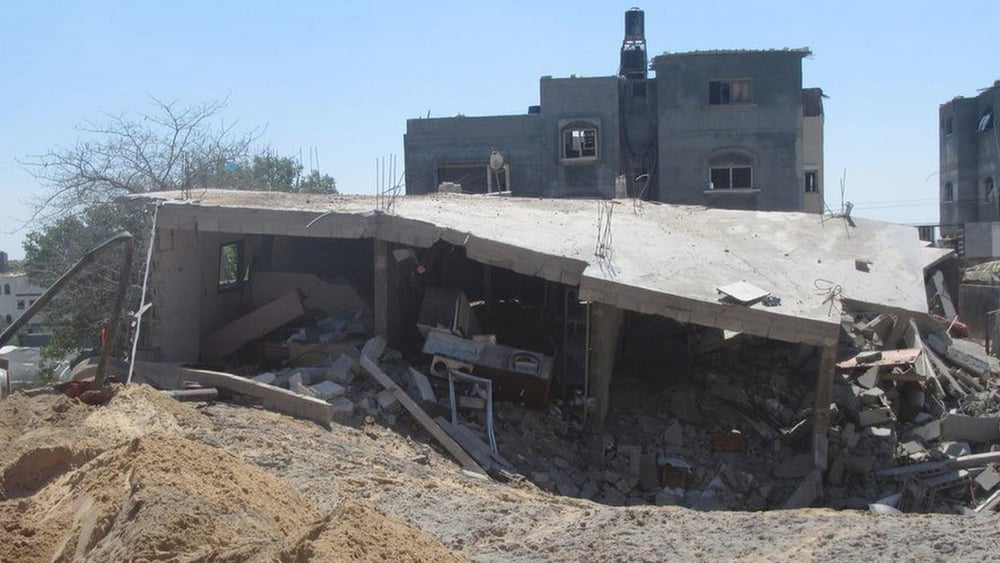 Israelischer Luftangriff in Beit Lahia, Gaza, 14. Mai 2021 © Privat