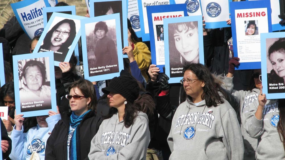 Demonstration für die Rechte der indigenen Frauen und Mädchen in Kanada © Amnesty International