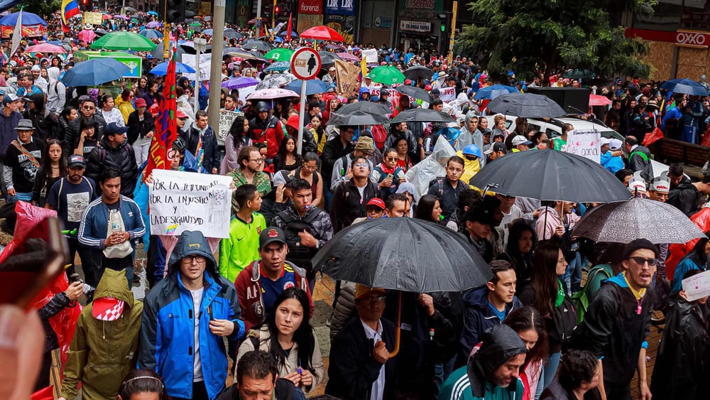 Dem Generalstreik in Kolumbien folgten Zehntausende. © GaboGPhoto / shutterstock.com