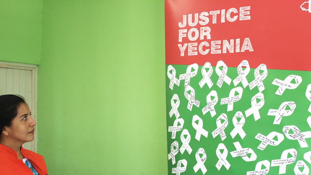 Yecenia Armenta im Gefängnis in Culiacán, Sinaloa, Januar 2016 © Amnesty International