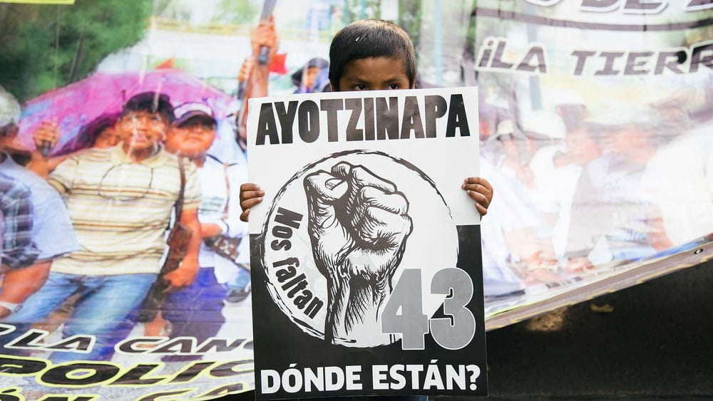 Wo sind die 43 Studenten? Demonstration in Mexiko-City. © Itzel Plascencia López / Amnesty International Mexico