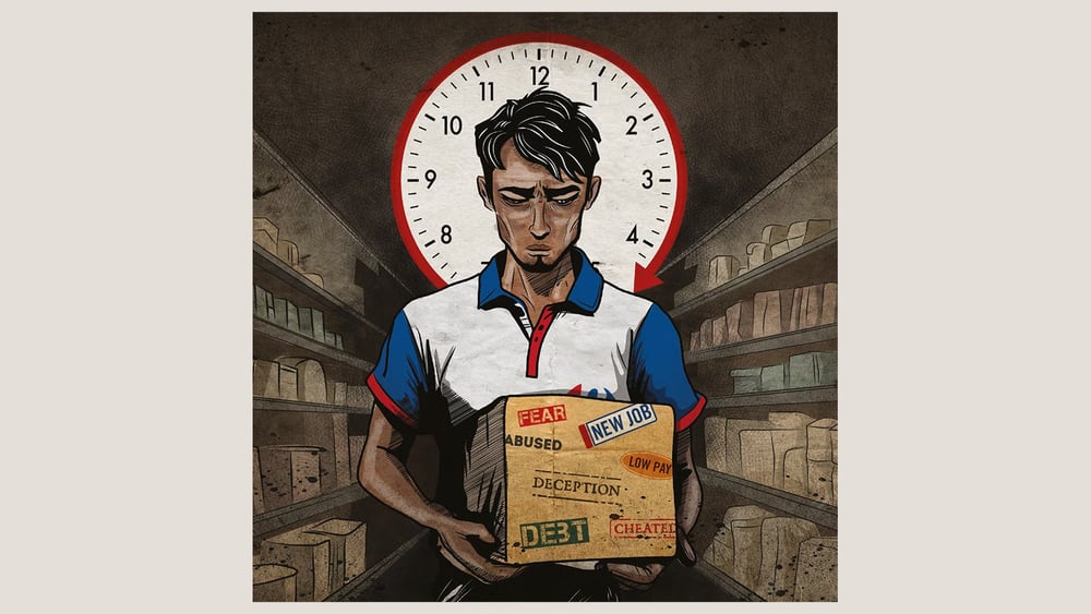 Cover des Berichts «I fear going to work »: Labour exploitation at Carrefour sites in Saudi Arabia © Amnesty International