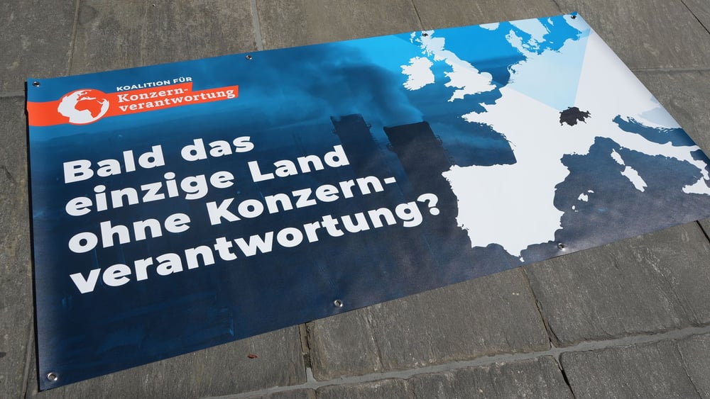In nur 100 Tagen wurden mehr als 217’000 Petitions-Unterschriften gesammelt. © Koalition Konzernverantwortung