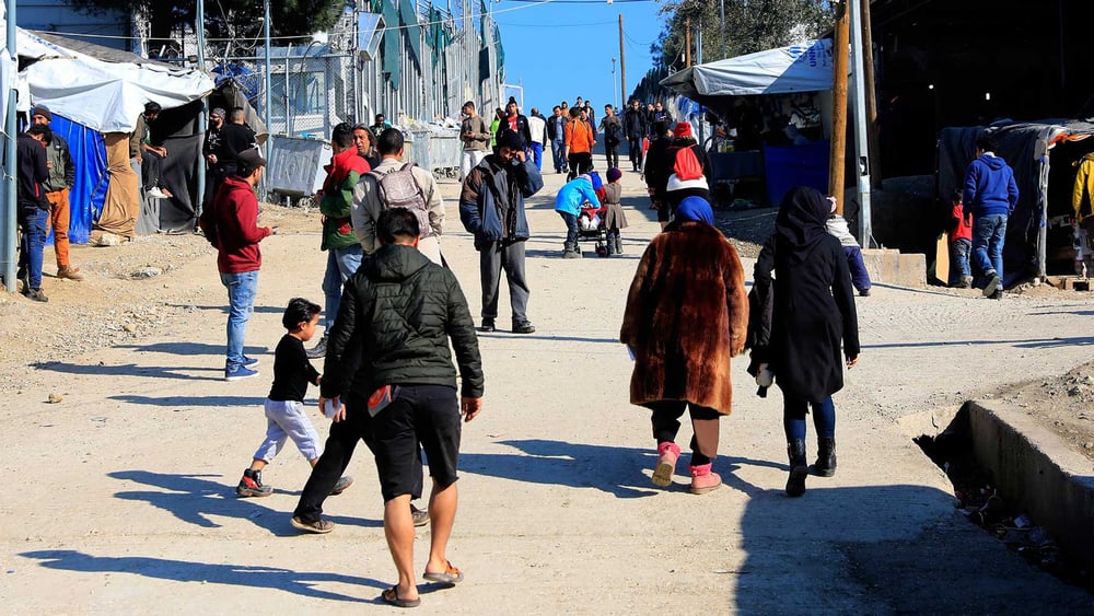 Das Lager Moira in Lesbos © Giorgos Moutafis/Amnesty International