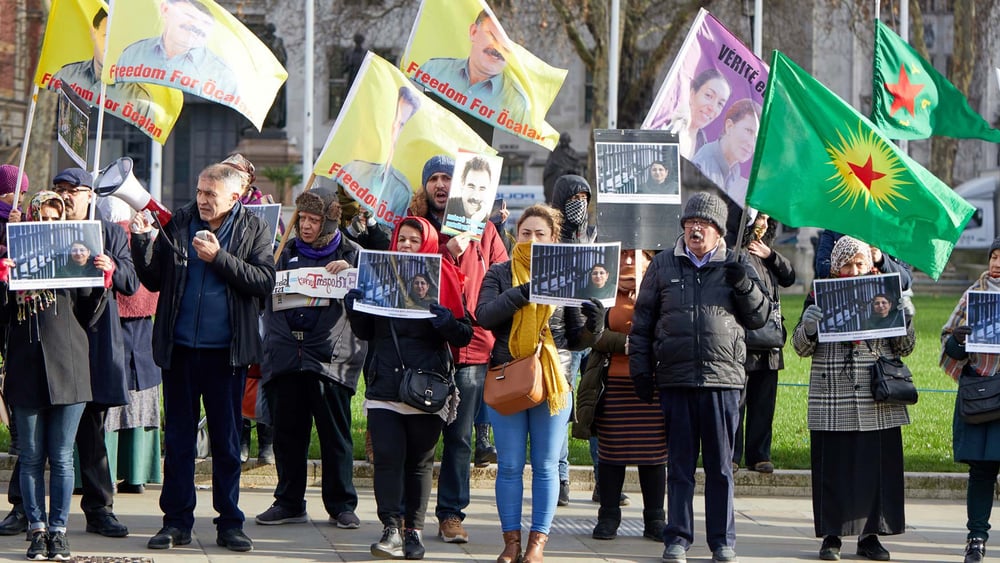 Demonstration am 9. Januar 2019 in London zur Unterstützung der kurdischen Abgeordneten Leyla Güven, die sich seit dem 7. November 2018 im Hungerstreik befand. © Kevin J. Frost / shutterstock.com