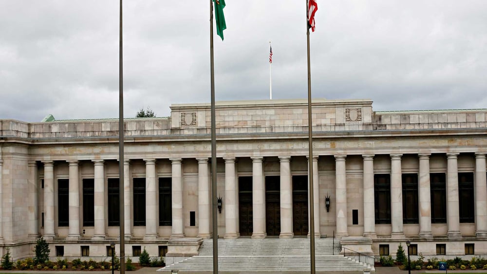 Der Oberste Gerichtshof in Olympia, der Hauptstadt des Bundesstaates Washington im Nordwesten der USA. ©  mattesimages  / shutterstock.com