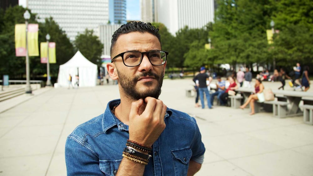 Ahmed Abu Seif an seinem neuen Wohnort Chicago. © Private