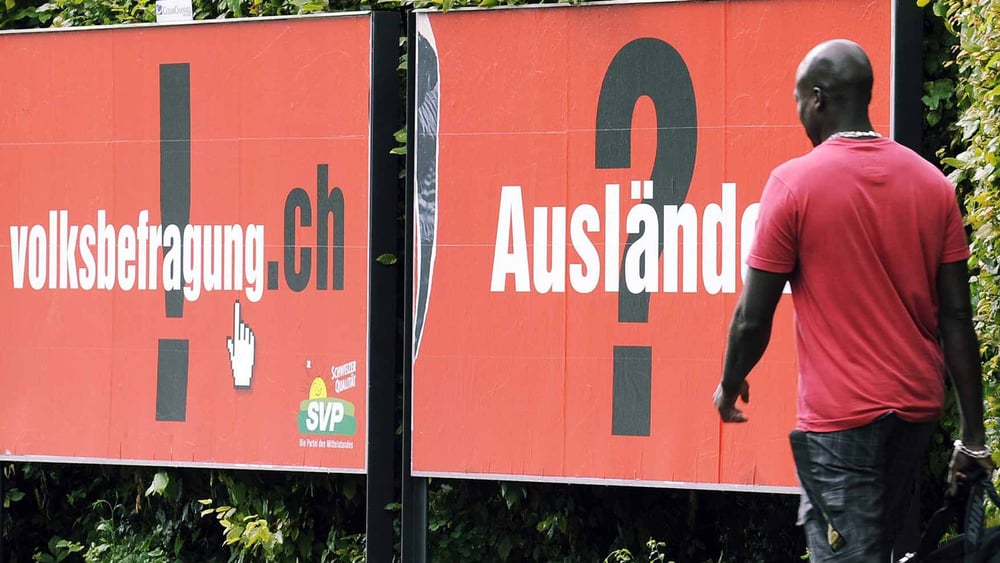 Die SVP als Vorreiterin: Die Schweiz fasziniert rechtspopulistische Medienmacher in ganz Europa. © KEYSTONE/Walter Bieri