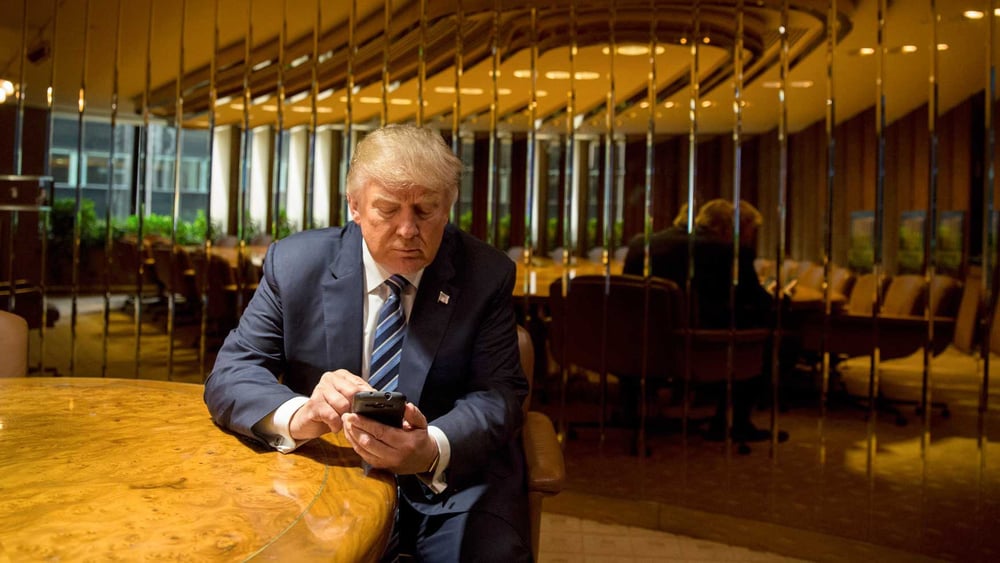 Der mächtigste Twitter-Troll der Welt: US-Präsident Donald Trump. © Josh Haner/The New York Times/Reduxf/laif