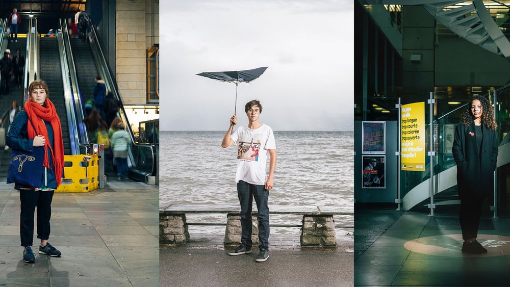 Fina, Hamza und Zineb. © Nicolas Schopfer