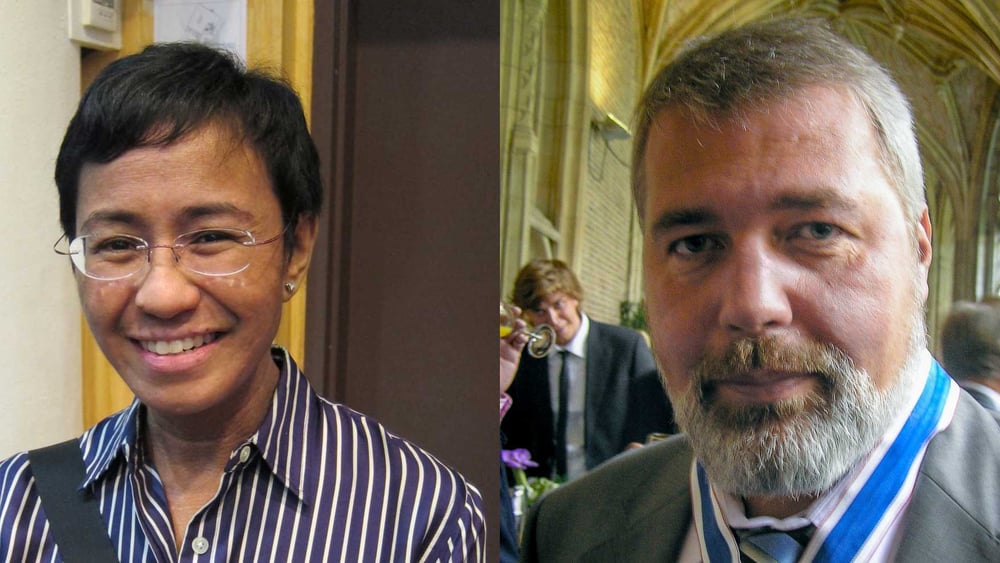 Sie erhielt – gemeinsam mit Dmitri Muratow – den Friedensnobelpreis für ihr unermüdliches Engagement für die Medienfreiheit und die Wahrheit über Korruption und Misswirtschaft auf den Philippinen: Maria Ressa (links).  ©  Joshua Lim