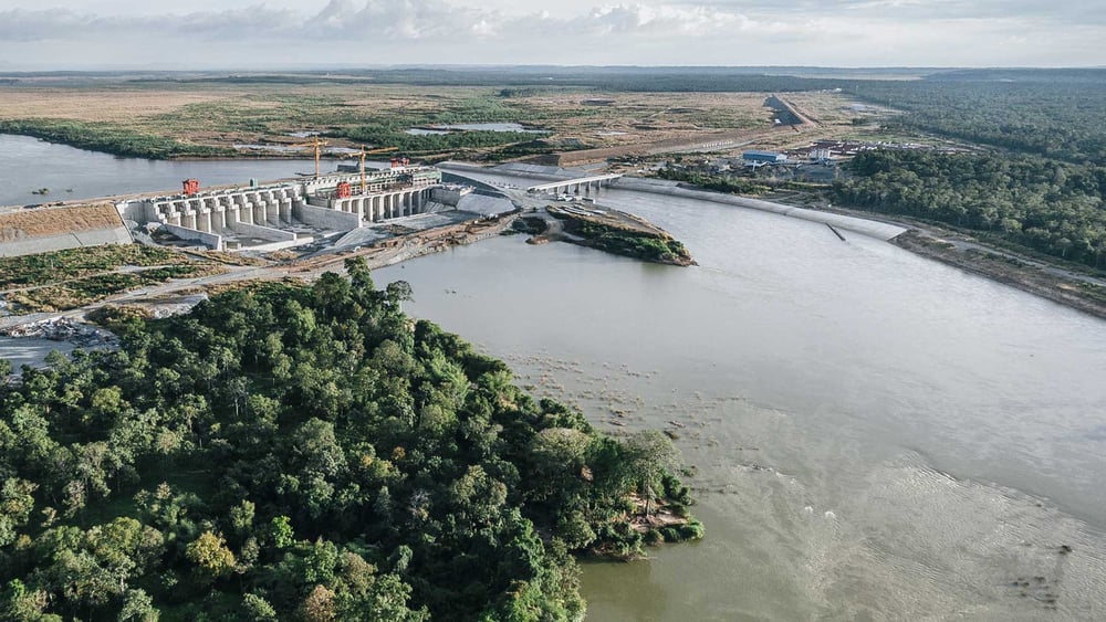 Wegen des Baus des Lower-Sesan-II-Damms im Nordosten Kambodschas sollen rund 2000 Menschen umgesiedelt werden. © Sion Ang/SOPA Images/LightRocket via Getty Images