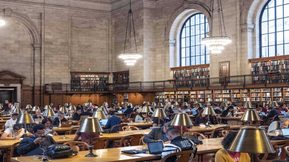 Schauplatz für Kulturkämpfe: Hauptlesesaal der New York Public Library. © Jose Giribas/Süddeutsche Zeitung/laif