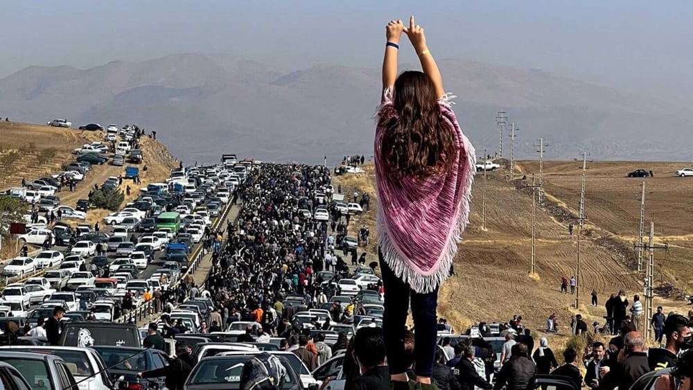 Das Bild ging um die Welt: Es symbolisiert den aktuellen kurdischen Widerstand gegen die Regierung in Teheran. © Private