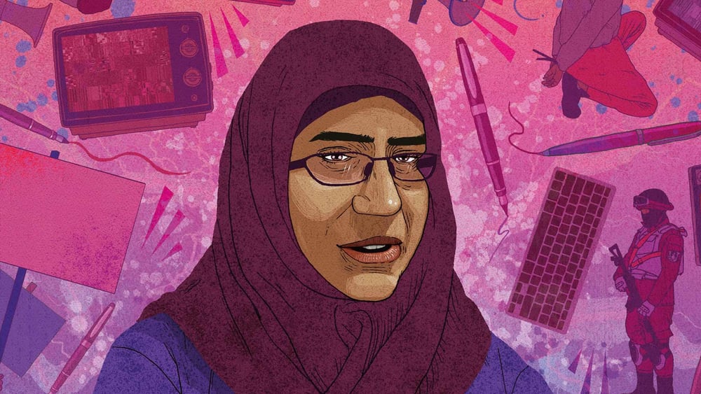 Die ägyptische Menschenrechtsaktivistin Hanan Badr el-Din © Rebecca Hendin