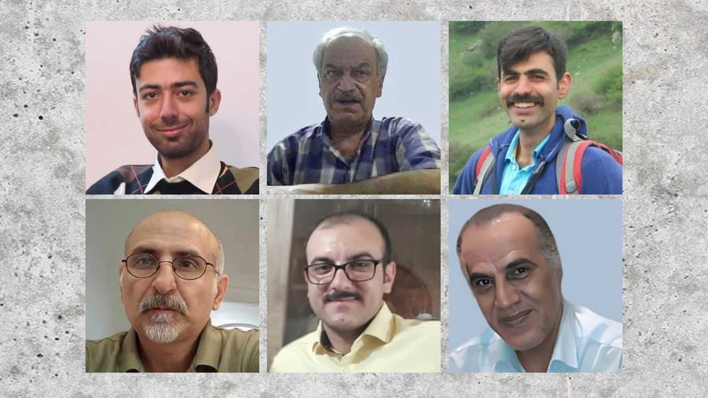 v.l.n.r. (oben): Vahid Bani Amerian, Abolhassan Montazer, Babak Alipour / v.l.n.r. (unten): Mohammad Taghavi Sangdehi, Pouya Ghobadi, Akbar Daneshvarkar © Privat