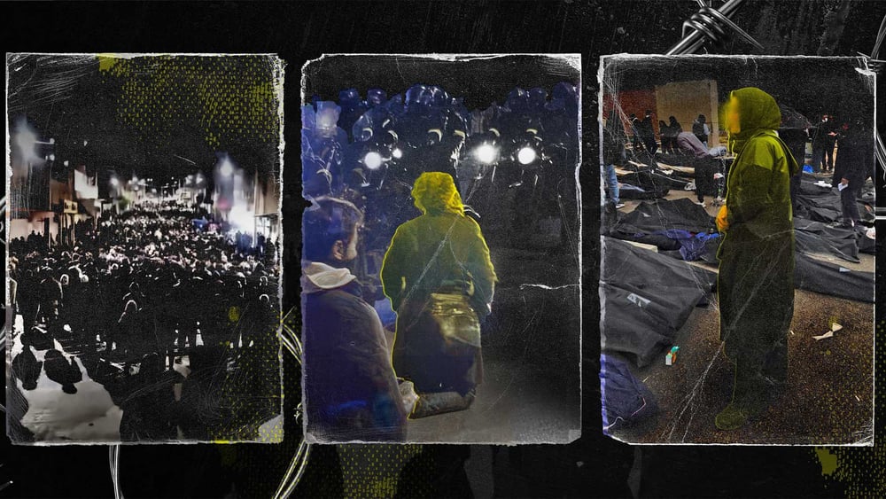 Digitales Aktionsbanner zu den Protesten im Iran © Amnesty International