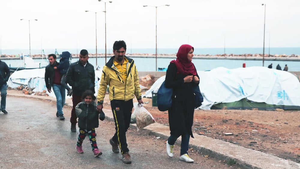 Flüchtlinge auf der griechischen Insel Chios. © Giorgos Moutafis