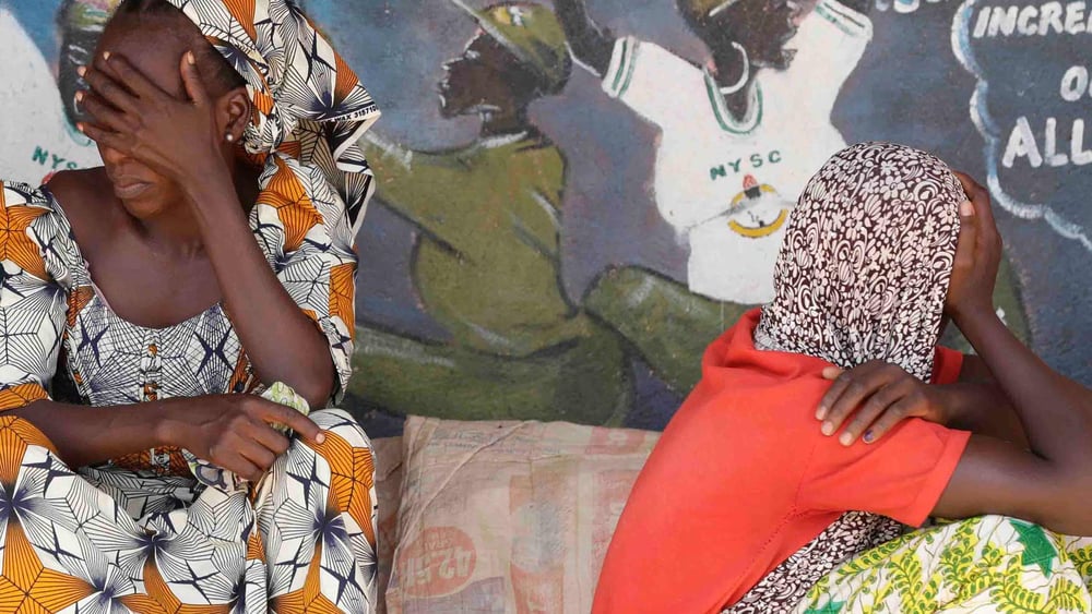 Der grösste Teil der Flüchtlinge in Nigeria sind intern Vertriebene, wie hier in Yola. Diese Frauen flohen vor den Boko Haram. © Sunday Alamba