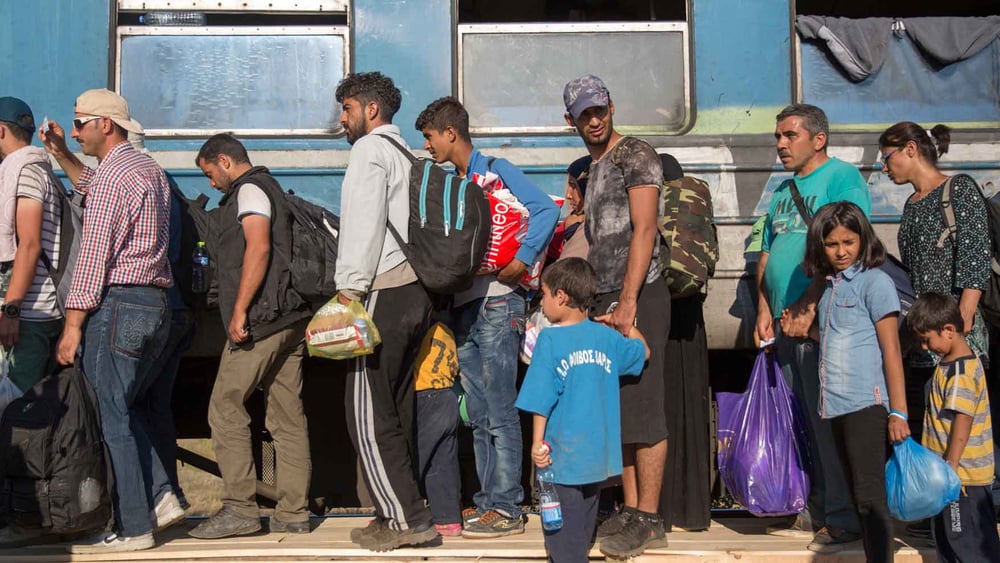 Flüchtlinge an der griechisch-mazedonischen Grenze. © Amnesty International