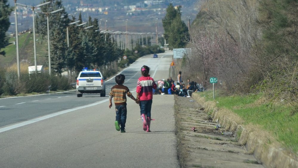 Die Regierungen haben es verpasst, die historische Chance des Uno-Flüchtlingsgipfels zu nutzen. Flüchtlinge wie diese Kinder in Griechenland bezahlen den Preis dafür. © AI