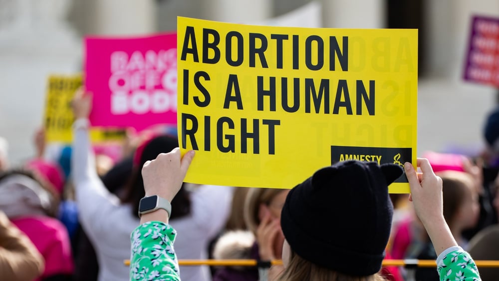 Amnesty USA protestiert für das Recht auf Schwangerschaftsabbrüche im März 2024  © Lauren Murphy/Amnesty International USA