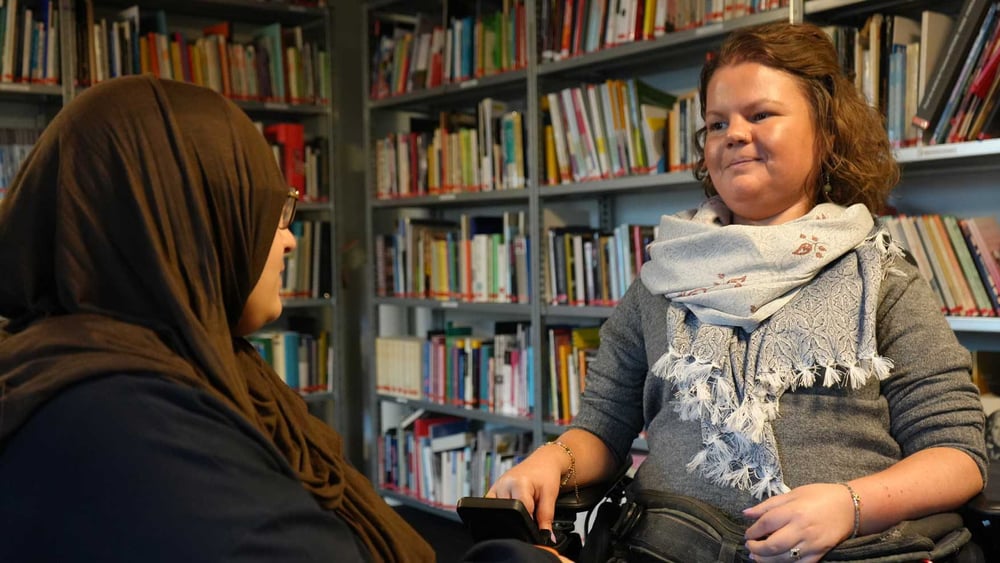 Islam im Gespräch mit Kim Sandy Pittet.