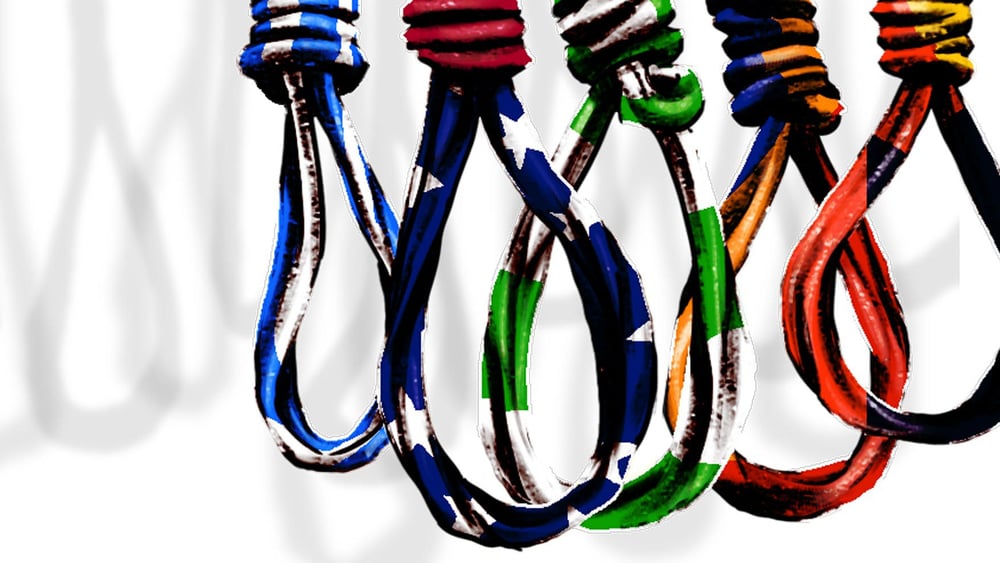 Abgesehen von China fanden 87 Prozent der Hinrichtungen in nur vier Ländern statt: Iran, Saudi-Arabien, Irak und Pakistan.© Amnesty International