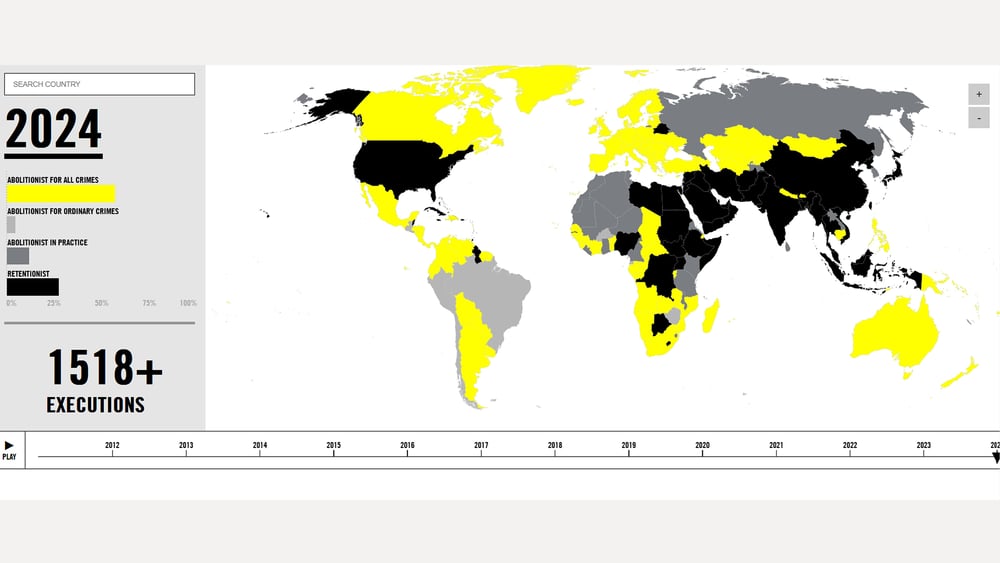 Ab 2015 bis 2020 ging die Zahl der Hinrichtungen zurück, stieg danach jedoch wieder massiv an.