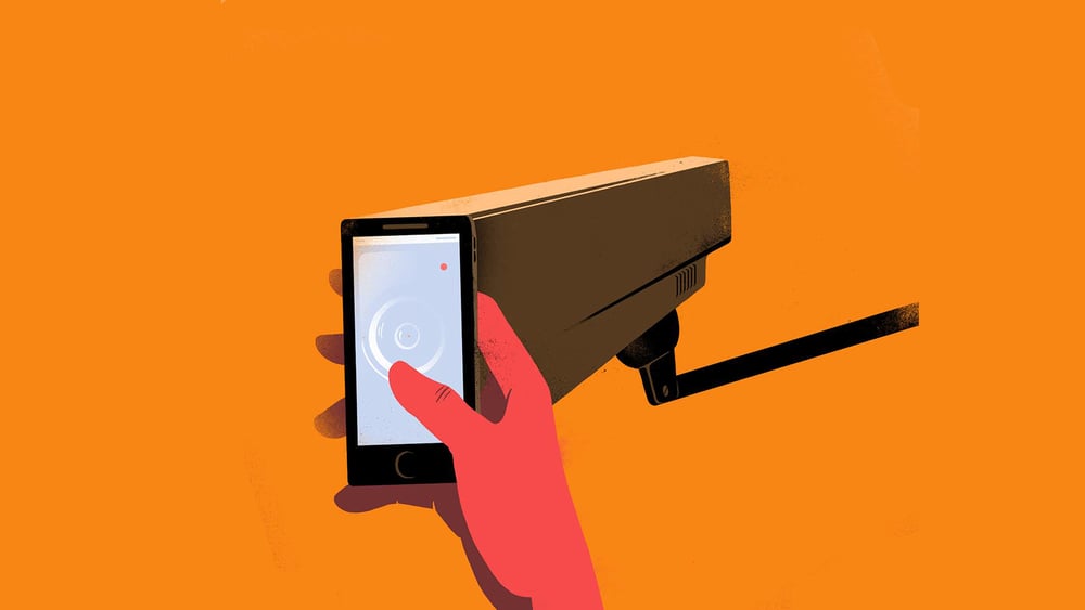 Die Überwachung durch Facebook und Google stellt eine Bedrohung für eine Reihe von Rechten dar, wie beispielsweise das Recht auf Meinungs-, Meinungs- und Gedankenfreiheit. © Sebastien Thibault/agoodson.com