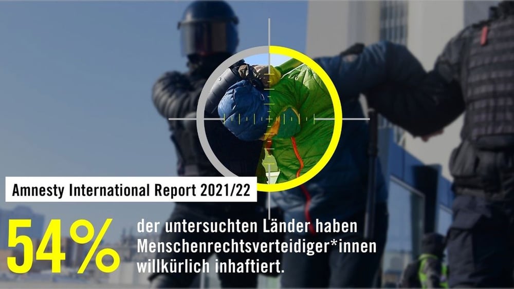 Amnesty International Report 2021/22: Weitere Grafiken bei Klick aufs Bild