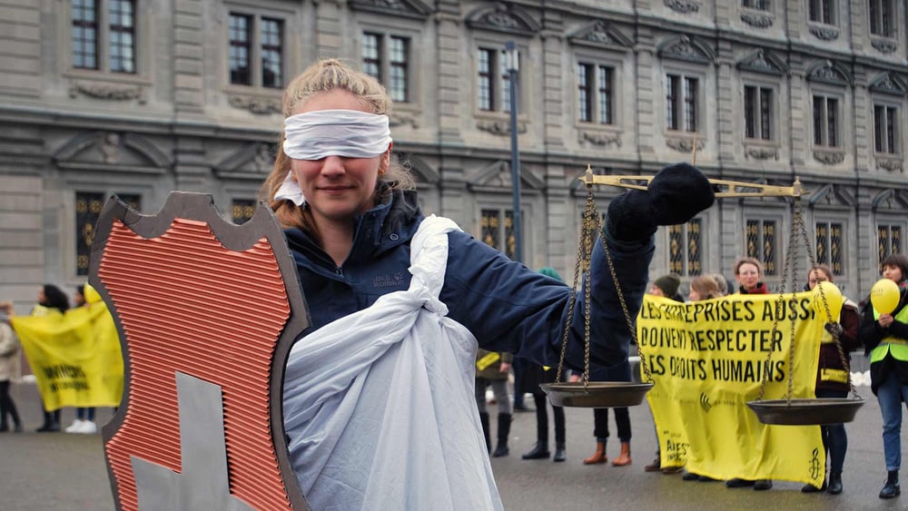 Aktion an der Students' Conference 2018 in Zürich © Amnesty International