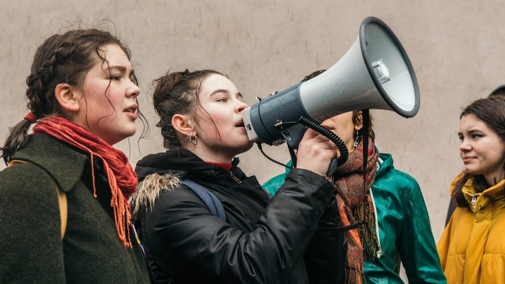 Mitglieder der Jugendgruppe Basel am Klimastreik © Christian Wilner