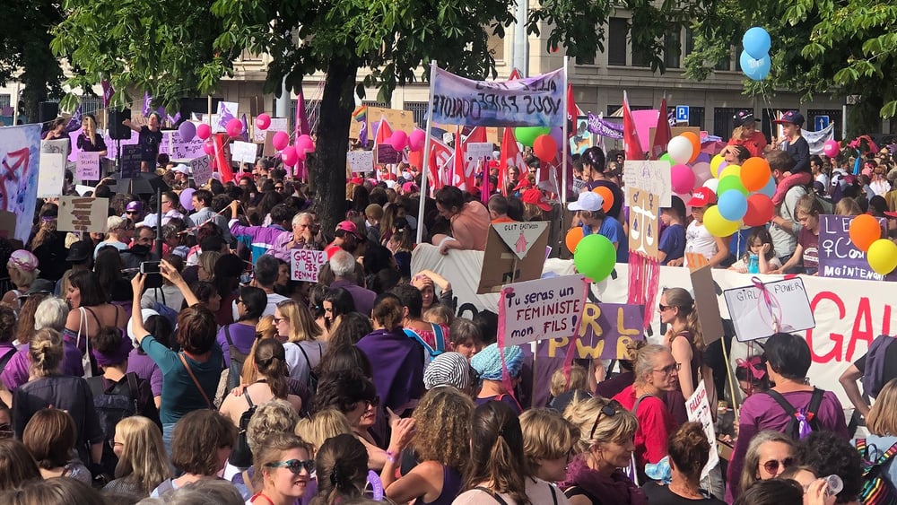 Grève féministe 2019 à Genève © Amnesty Suisse