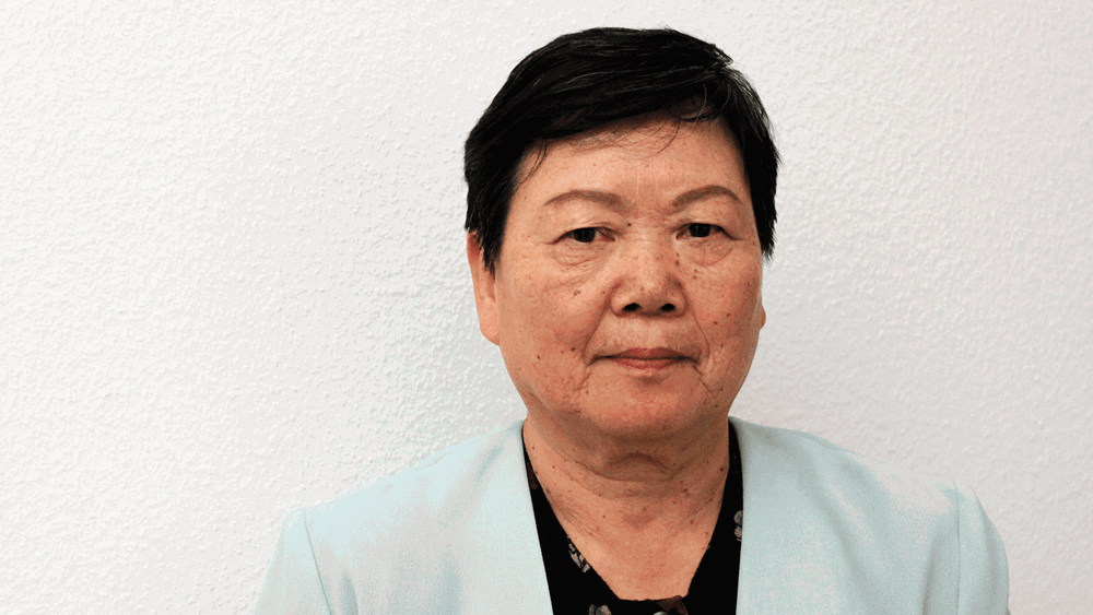 Eiko Kawasaki est une  Coréenne née au Japon. Elle fait partie des nonante-trois mille Coréen·ne·s du Japon rapatrié·e·s vers la Corée du Nord entre 1959 et 1984. © Julie Jeannet