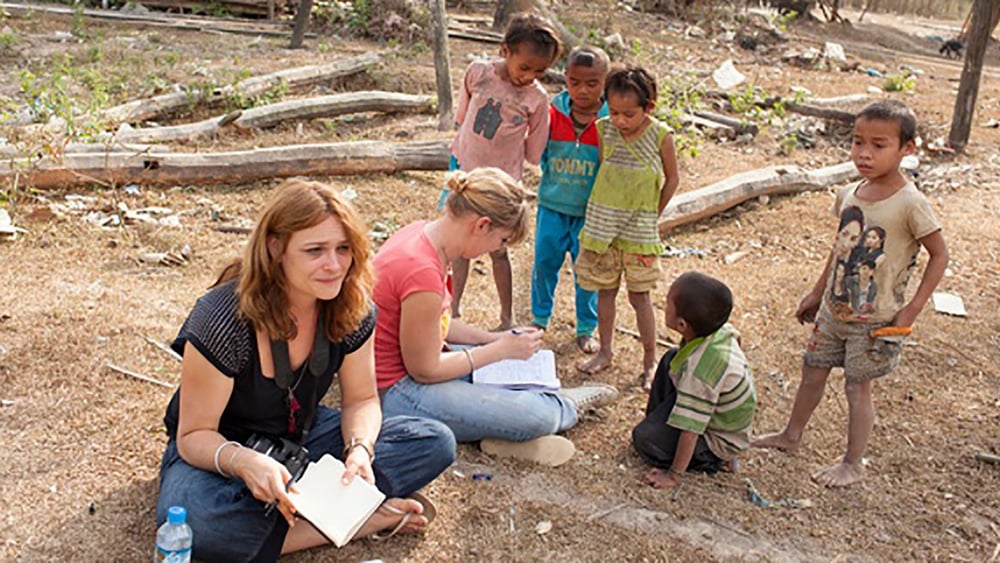 Olivia Gerig s’est inspirée de ses missions avec Handicap International, au Cambodge et au Laos, pour écrire son dernier roman.  © Nicolas Axelrod