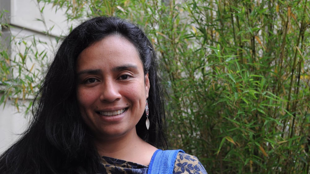 Karmen Ramírez Boscán dénonce la mainmise des multinationales sur les terres wayúu au nord de la Colombie © Candice Georges