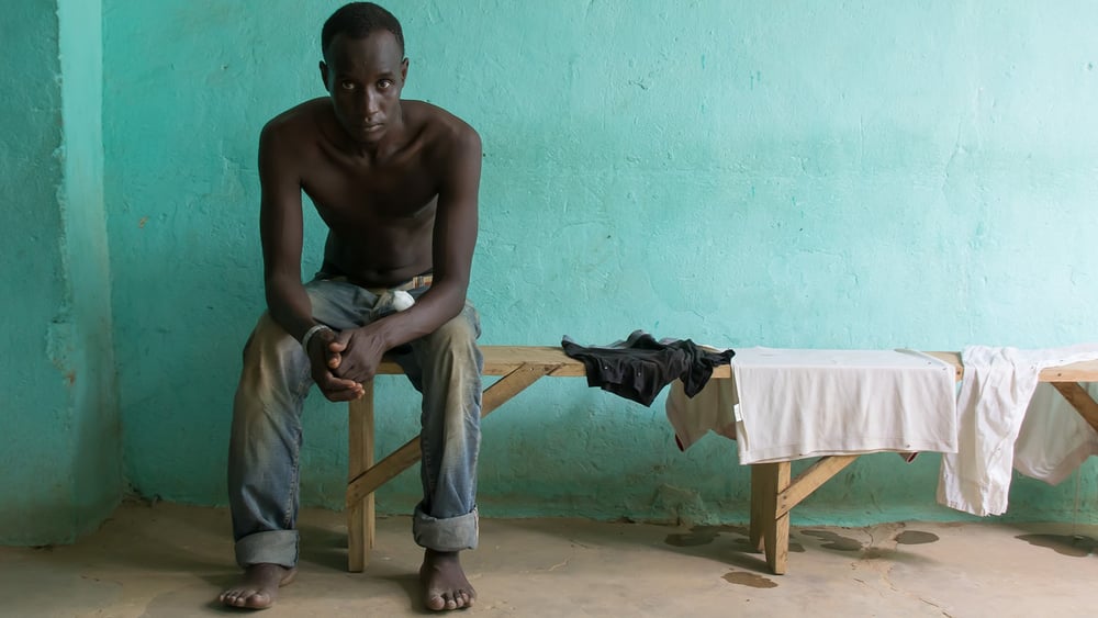 Manumbe N’Diaye a trouvé refuge dans la maison des migrants. © Bettina Rühl