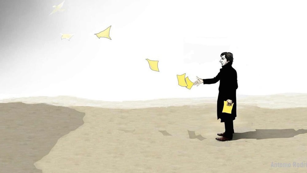 Caricature pour la campagne #FreeTurkeyMedia. © Antonio Rodriguez.